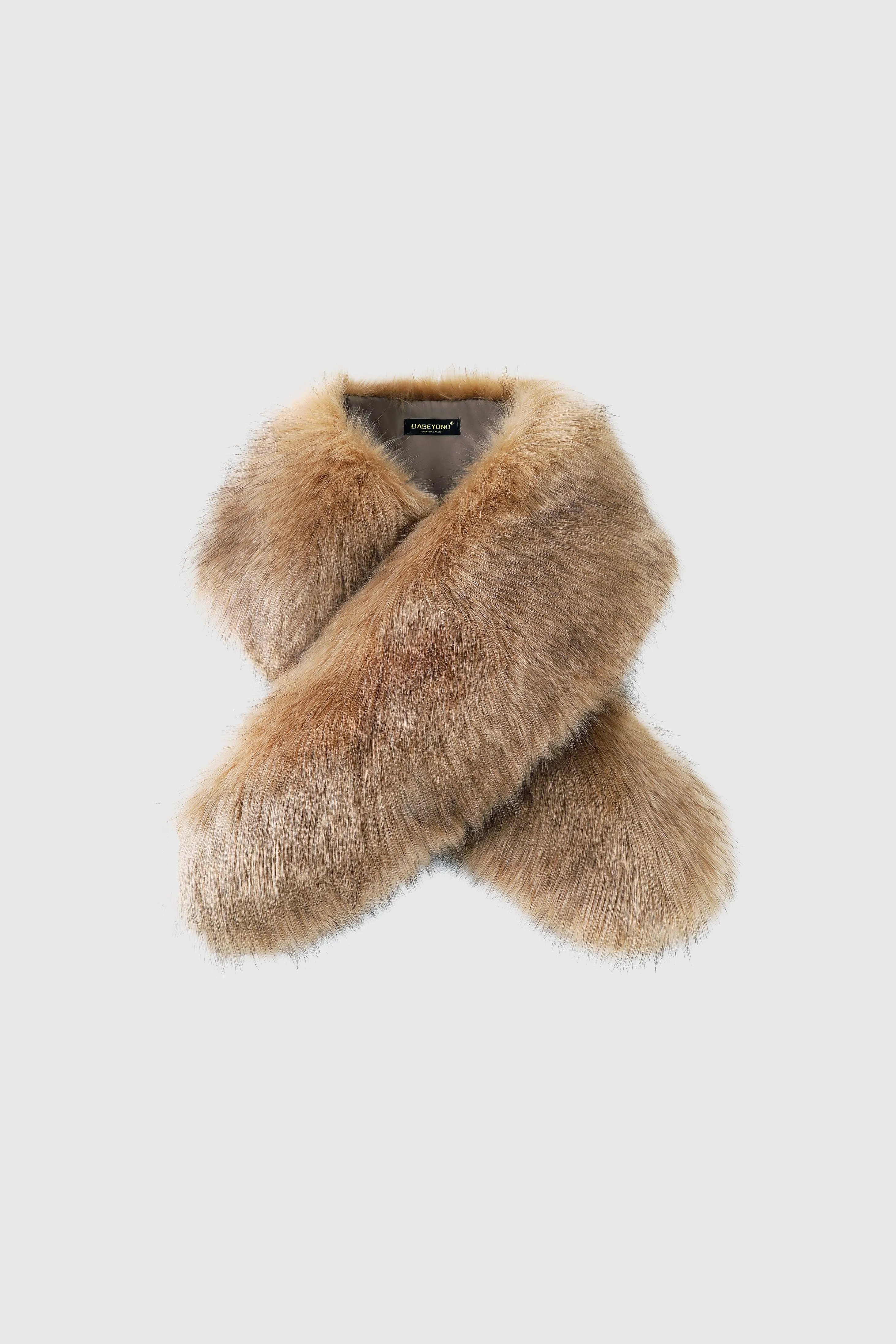 47.2" Faux Fur Shoulder Collar Scarf