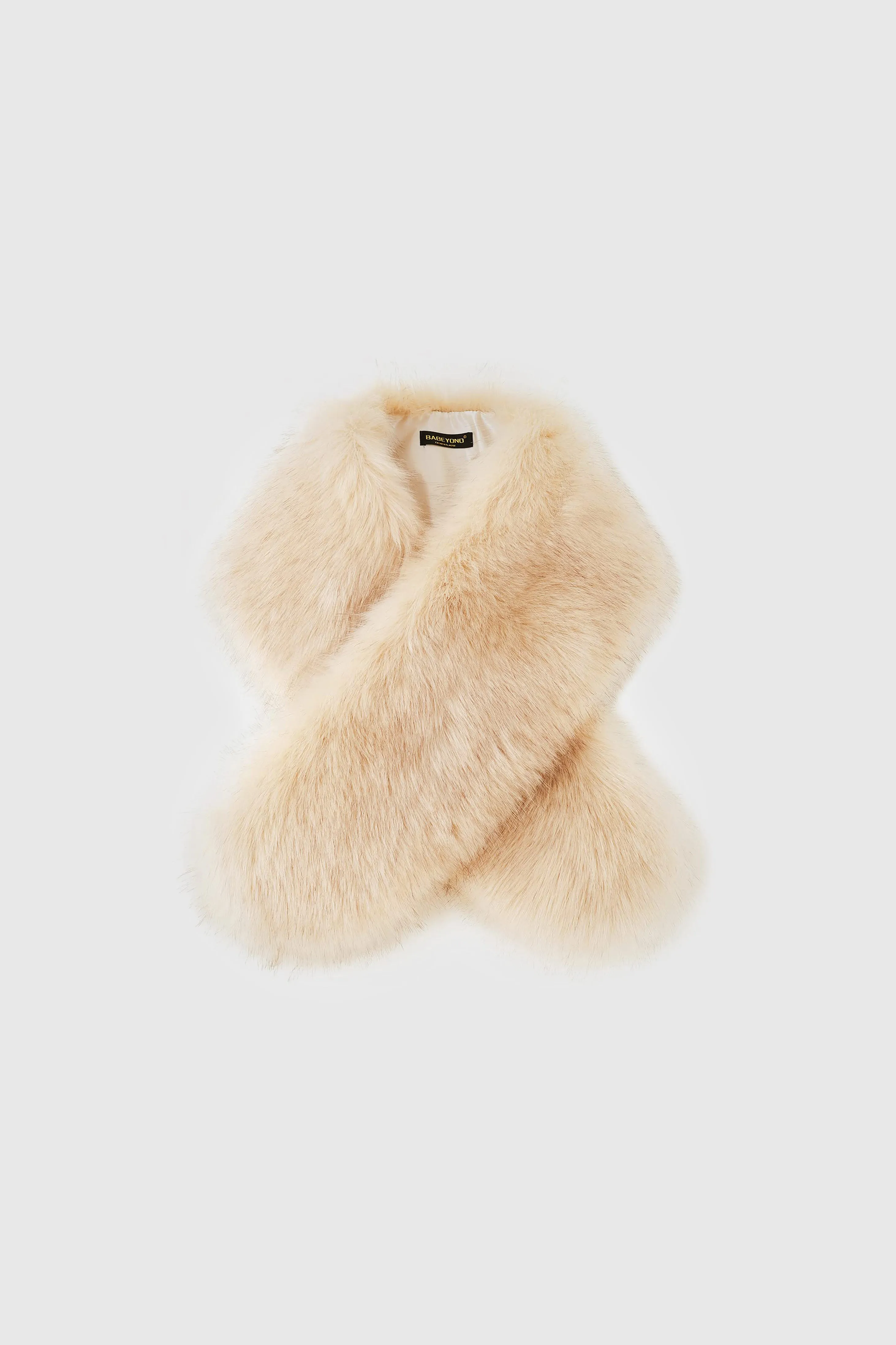 47.2" Faux Fur Shoulder Collar Scarf