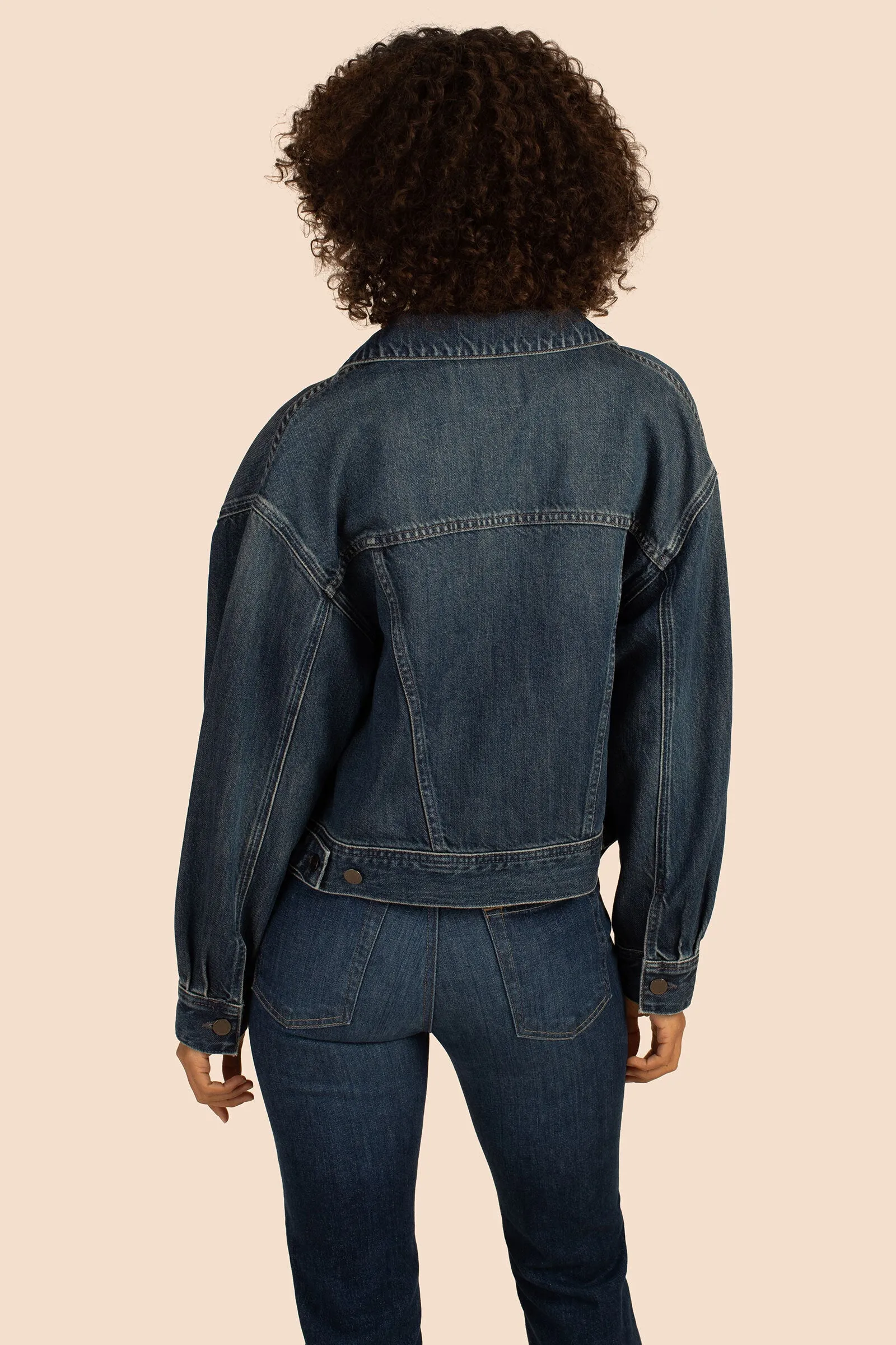 AG Pleated Mirah Denim Jacket