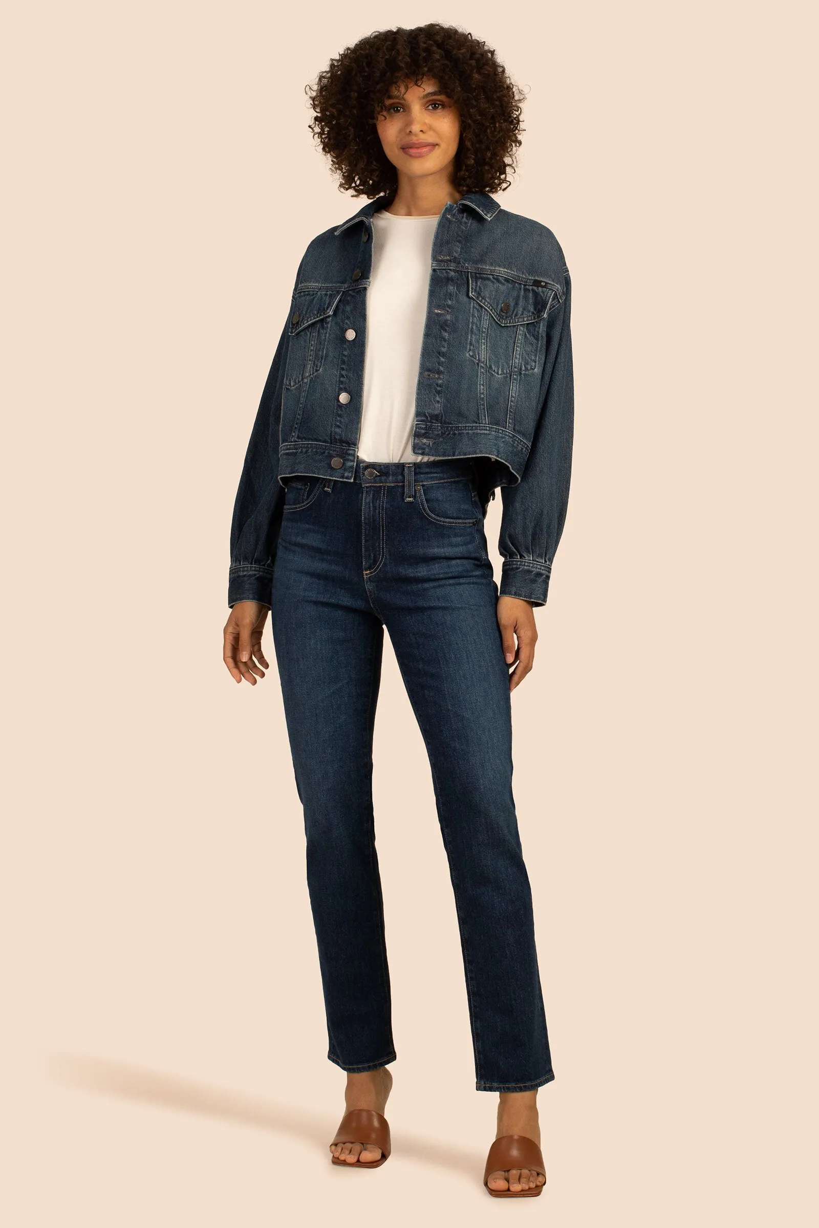 AG Pleated Mirah Denim Jacket