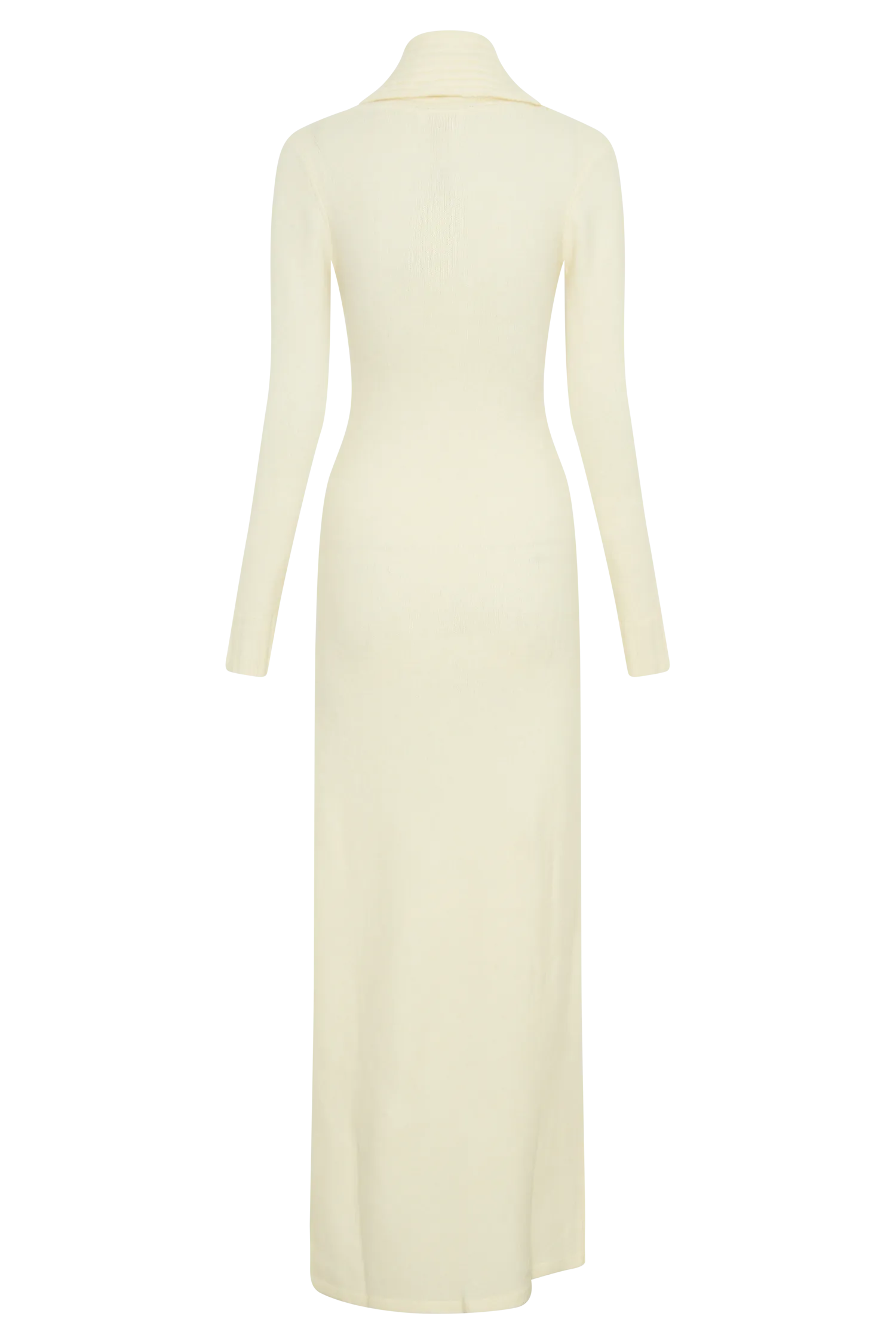 Alessandra Reversible Knit Maxi Dress - Ivory Marle