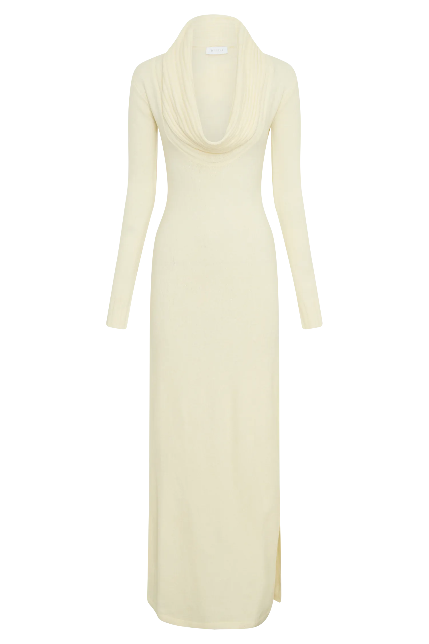 Alessandra Reversible Knit Maxi Dress - Ivory Marle