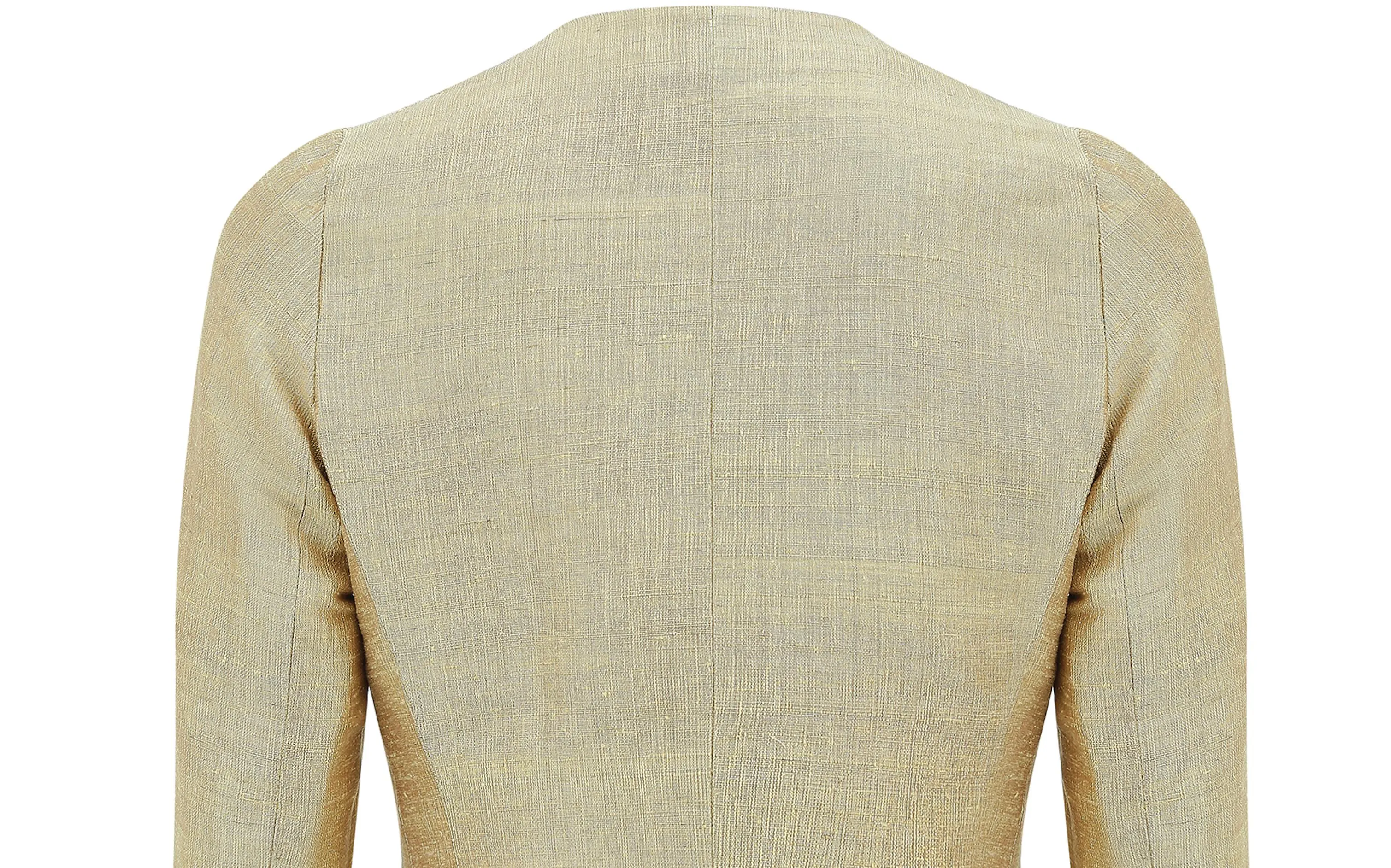 ARCHIVE - 1960s Gold Silk Jacket with Frog Fastenings