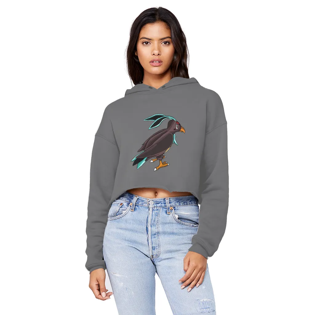 Birdam Unisex Cropped Raw Edge Boyfriend Hoodie