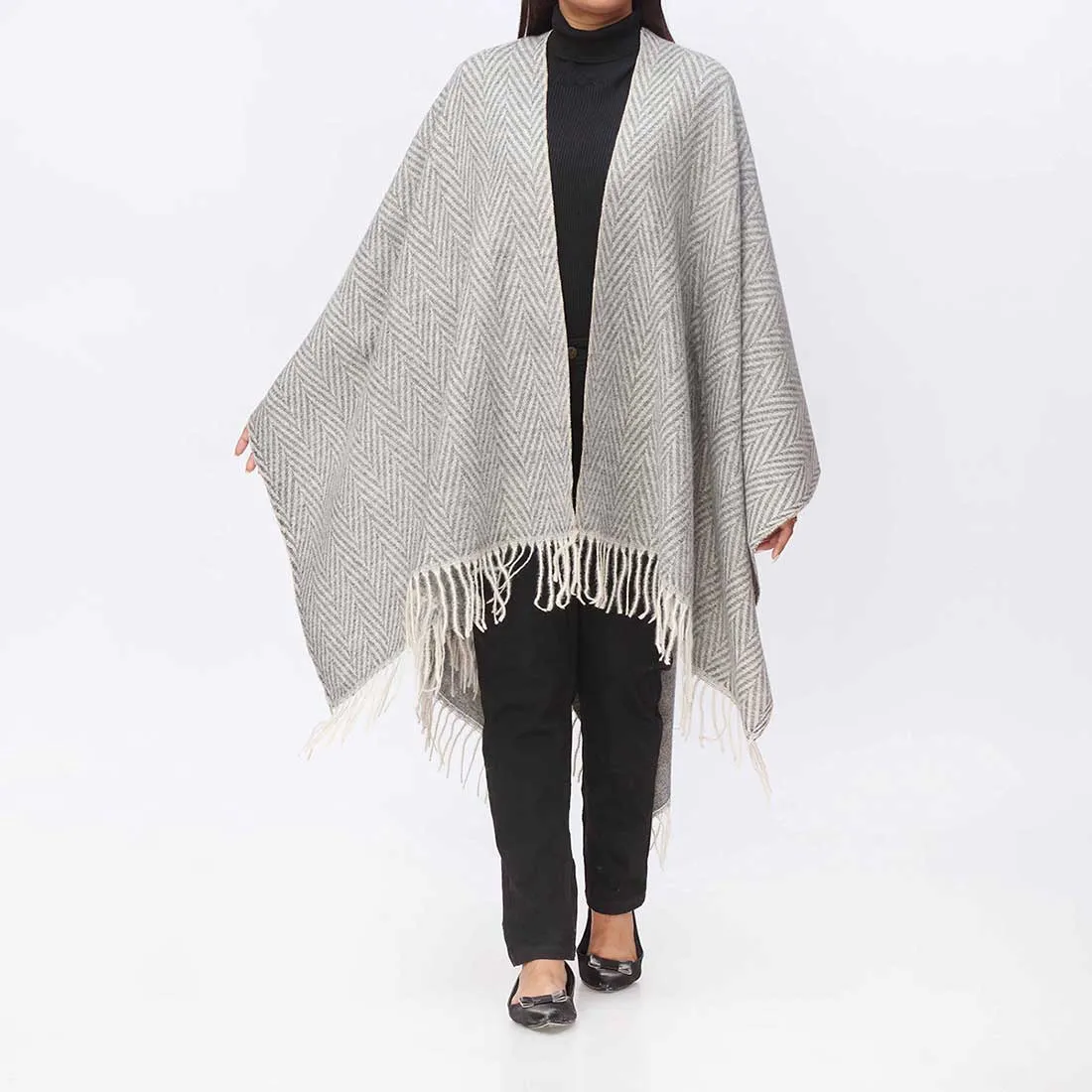 Black Cape Shawl PW3882