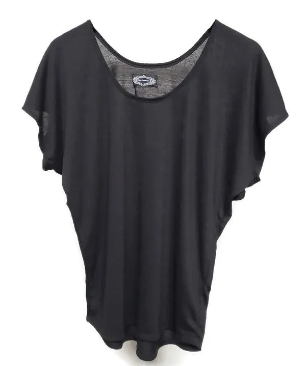 Black Dolman Top