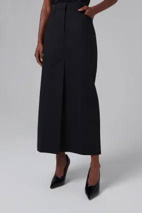 Black Midi Pencil Skirt