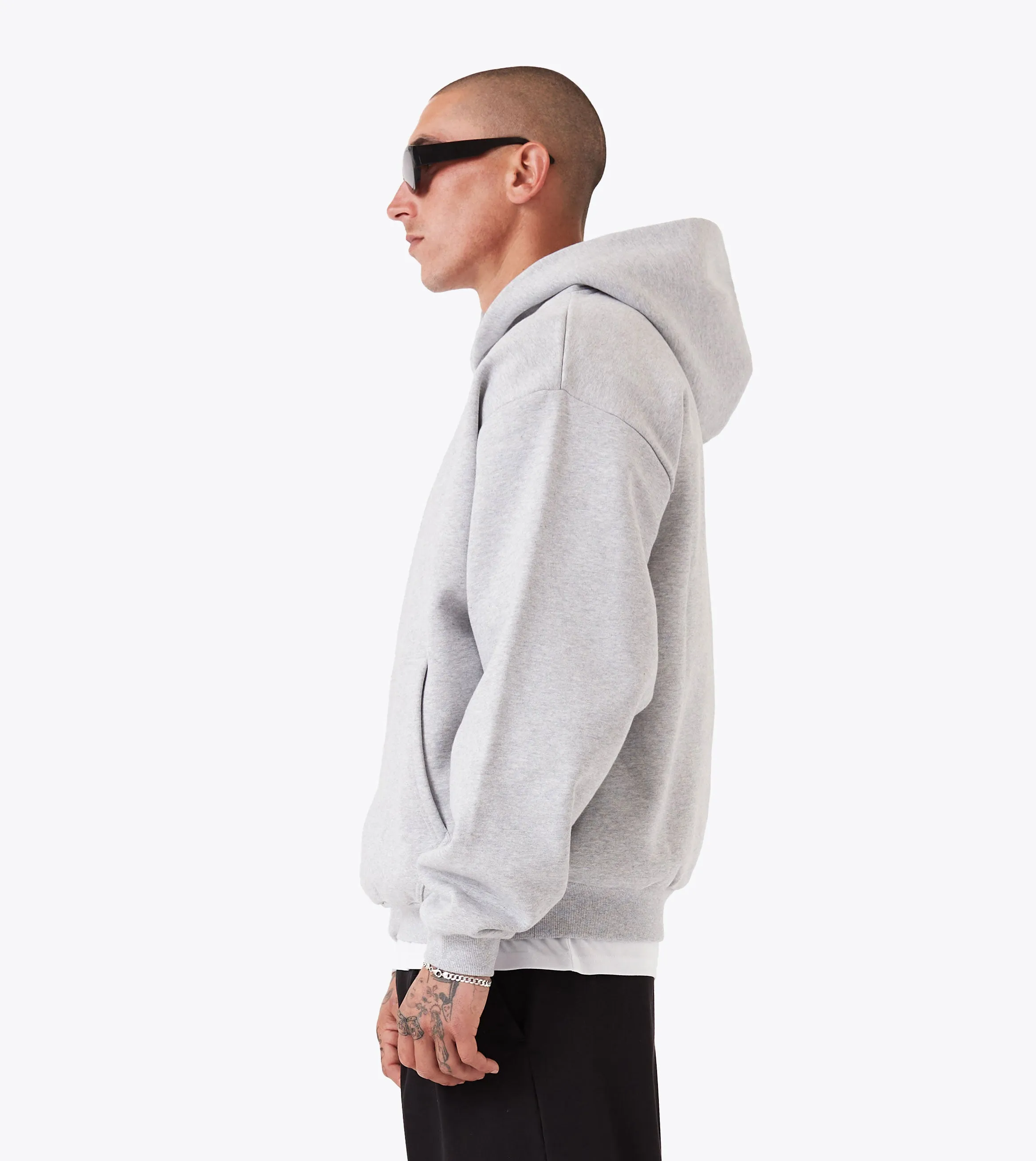 Box Hood Grey Marle