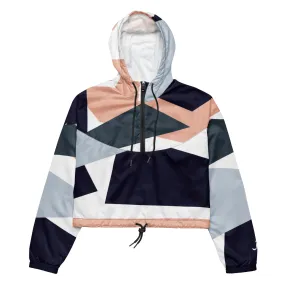 Breezy Crop Top Windbreaker – Geo