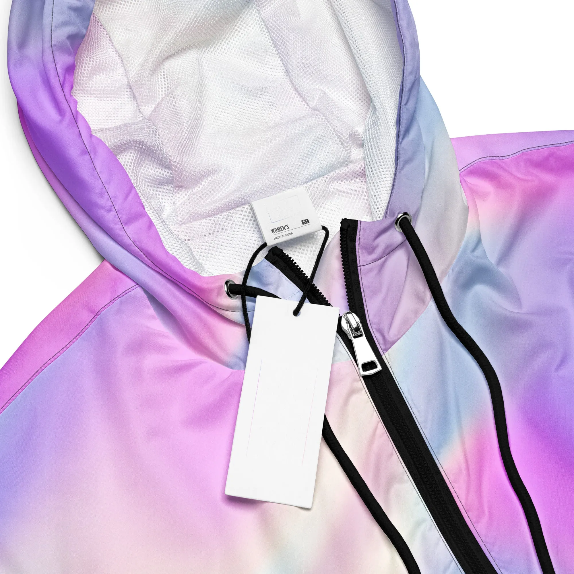 Breezy Crop Top Windbreaker – Pastel Party