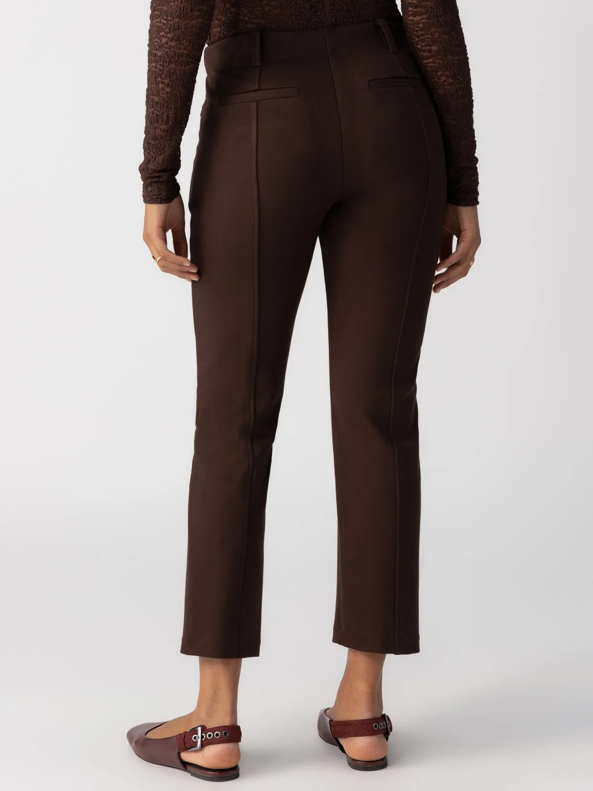 Cassie Semi-High Rise Legging Coffee