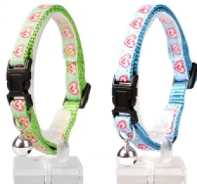 CAT COLLAR HEARTS NYLON