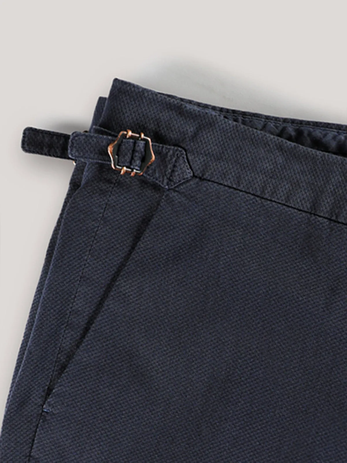 Christian Kimber Italian Melange Chino - Navy