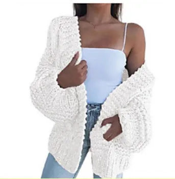 Chunky Oversized Cable Knit Baggy Sleeve Cardigan