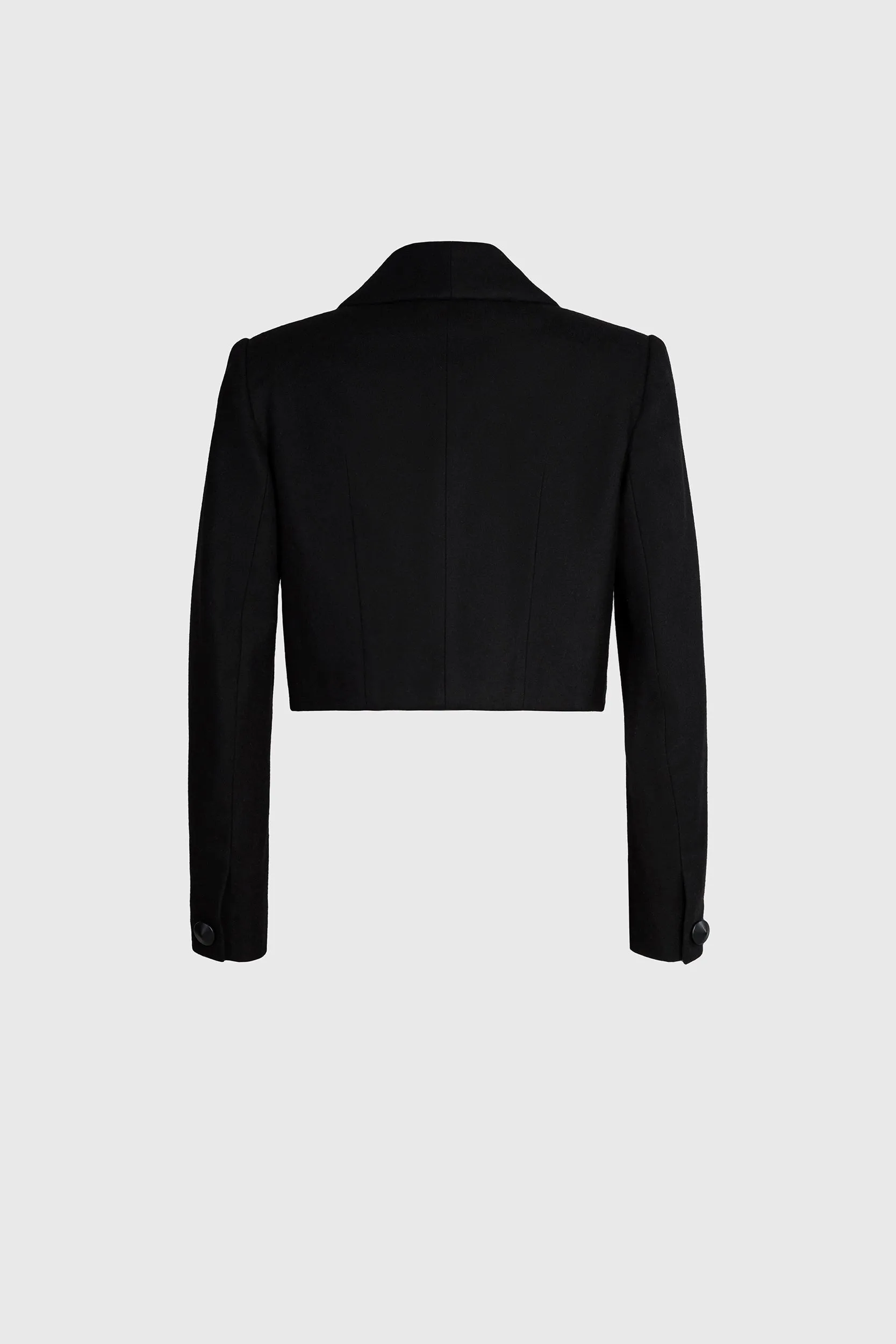 Cocoon Asymmetrical Cropped Jacket