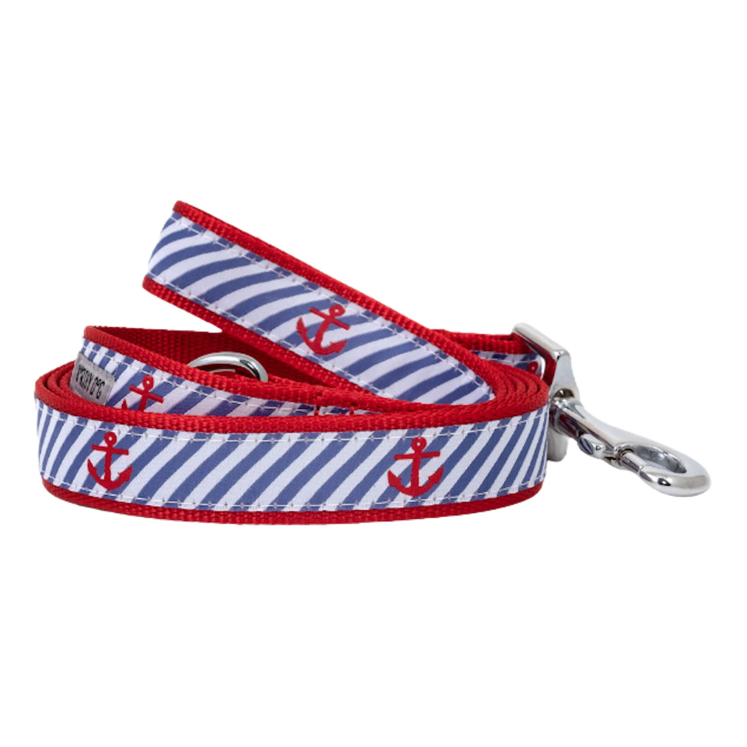 Collar | Navy Stripe Anchors