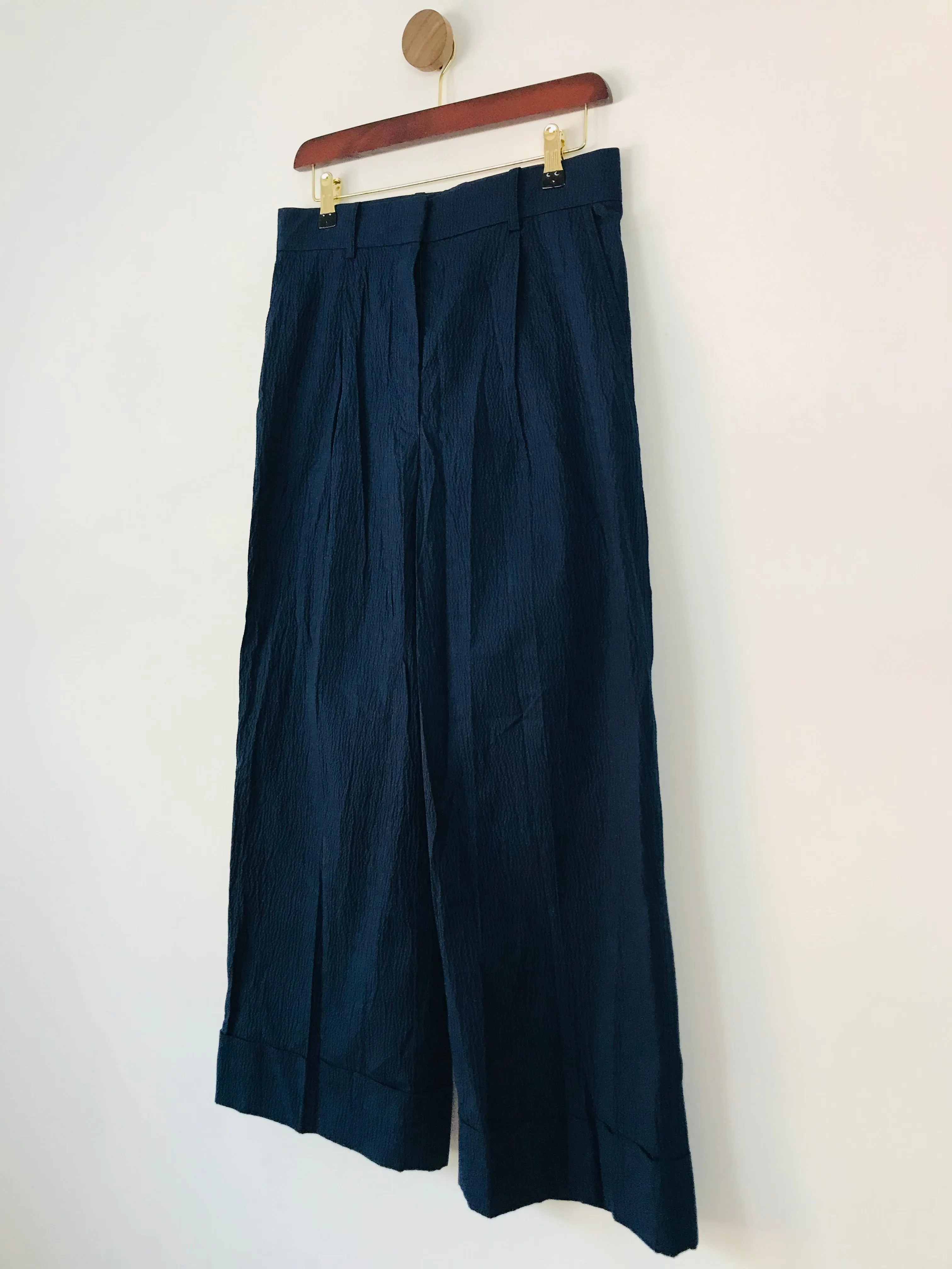 Cos Women's Wide Leg Trousers | EU36 UK8 | Blue