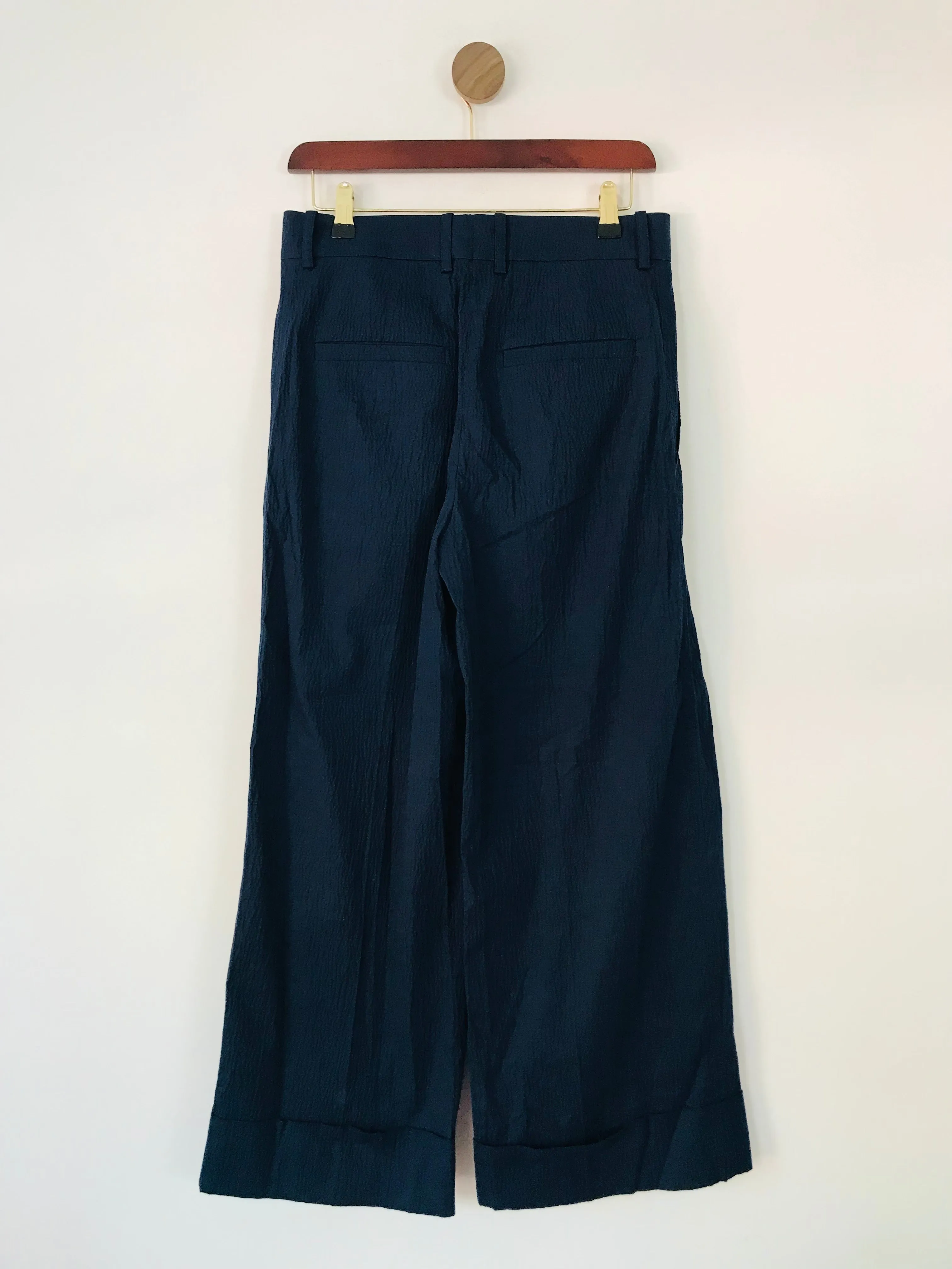 Cos Women's Wide Leg Trousers | EU36 UK8 | Blue