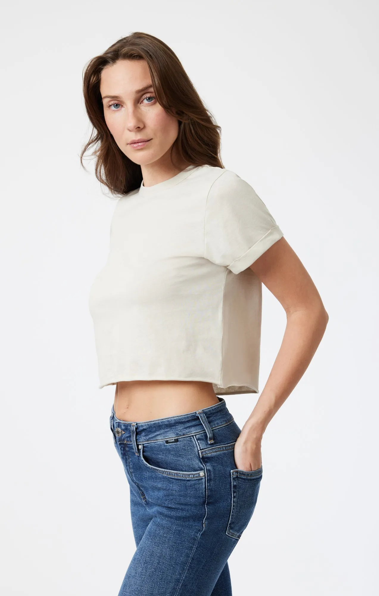 CROPPED T-SHIRT IN MOONSTRUCK