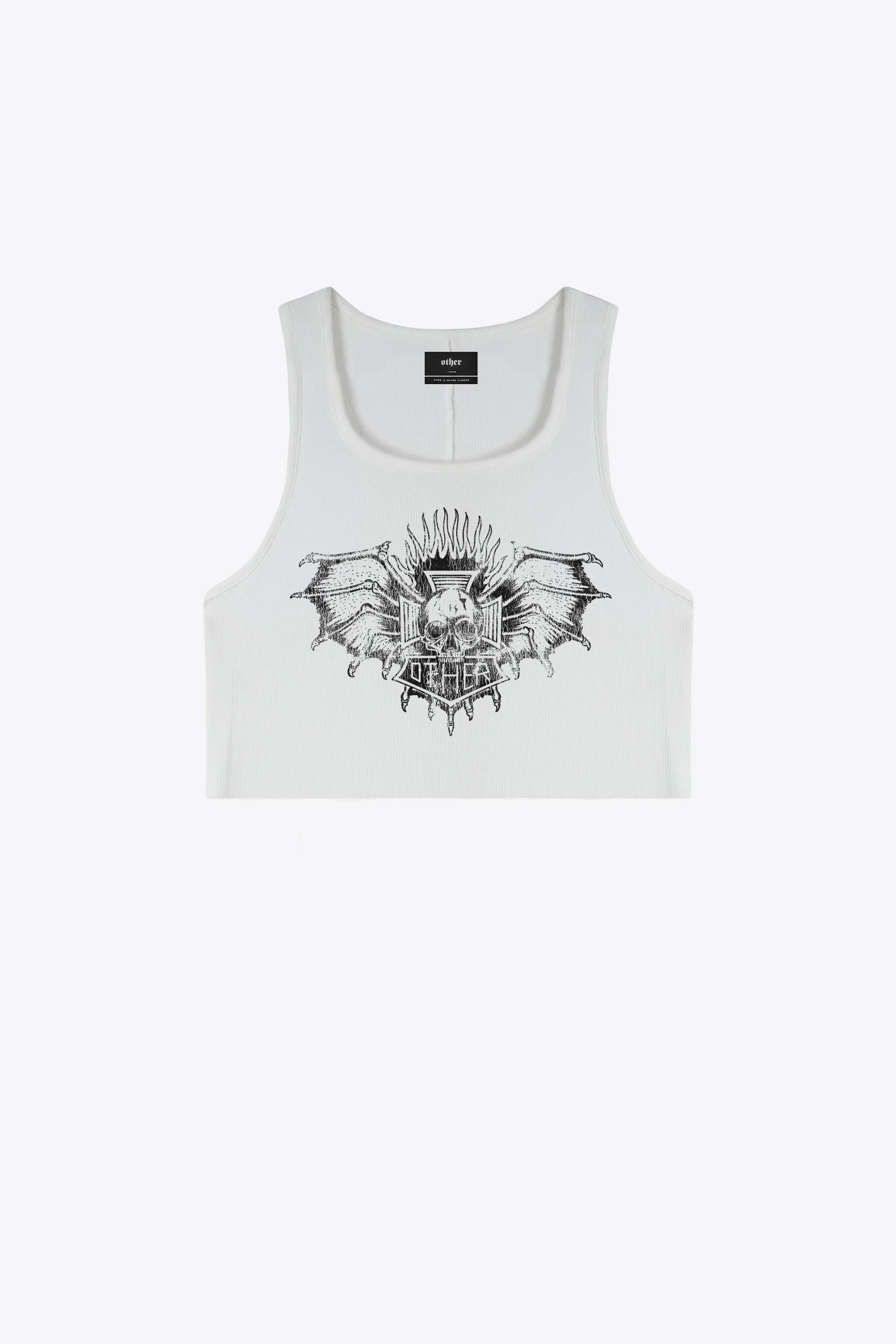 Death Skull Cropped Beater