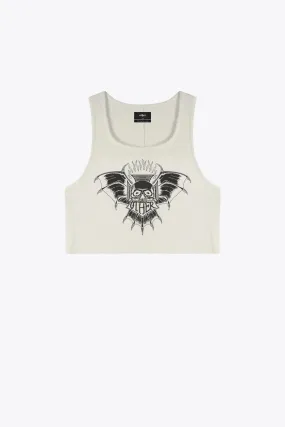 Death Skull Cropped Beater