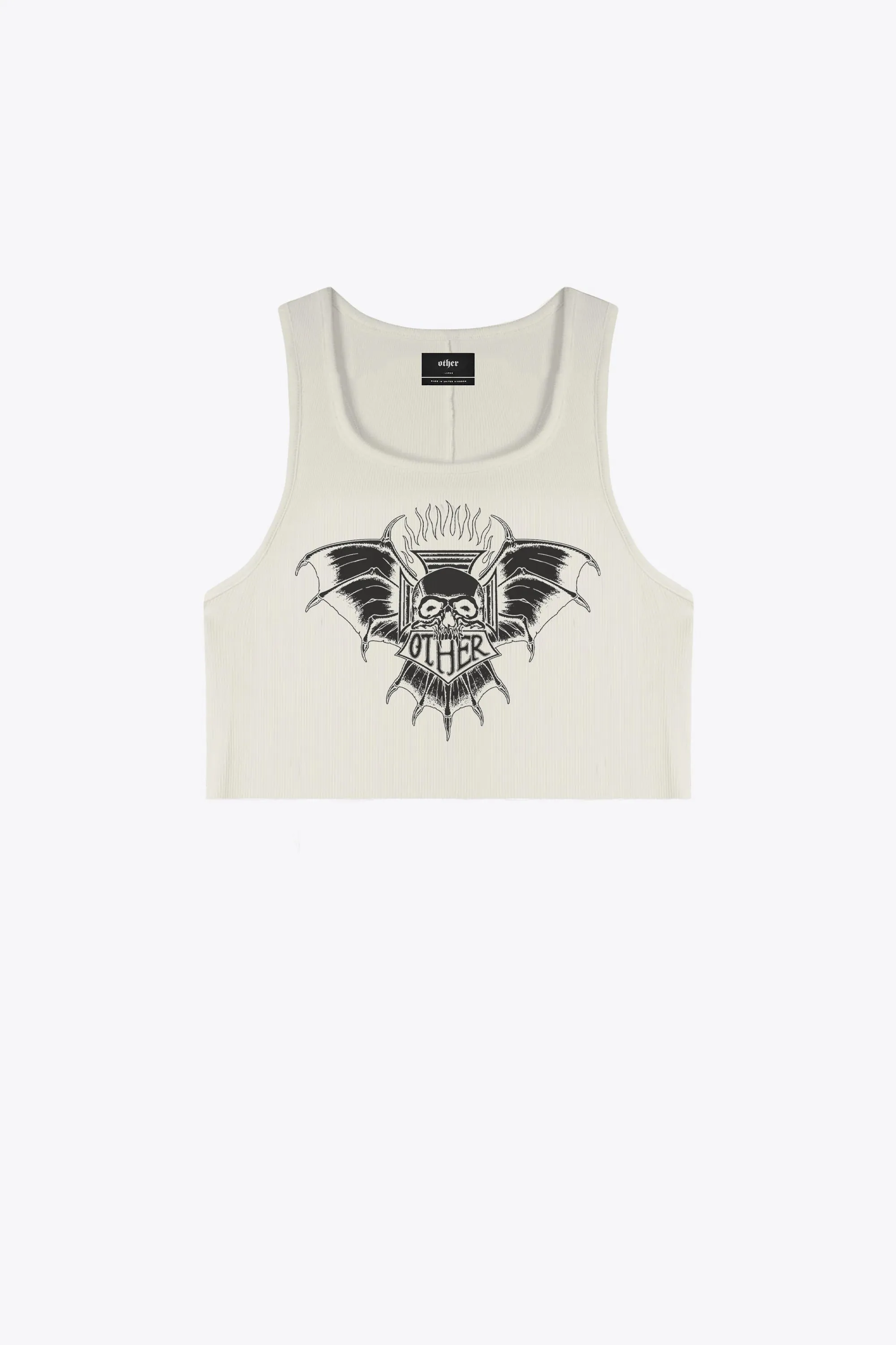 Death Skull Cropped Beater