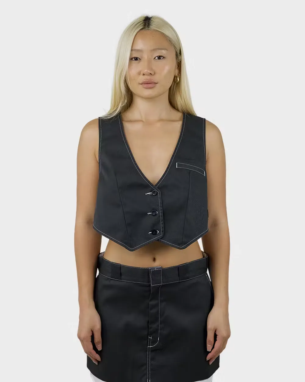 Dickies Del Rio Contrast Cropped Vest