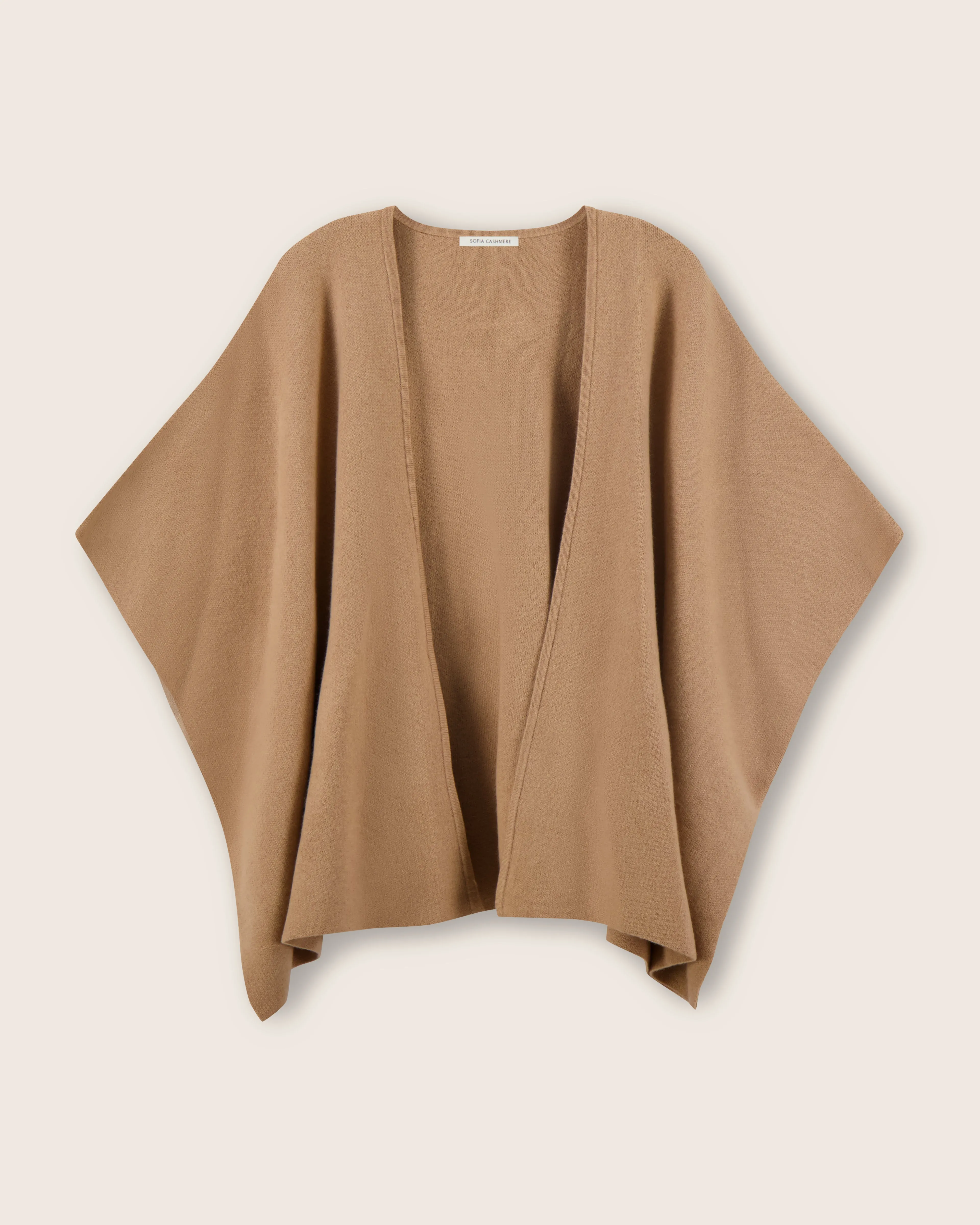 Divina Double Knit Cashmere Cape