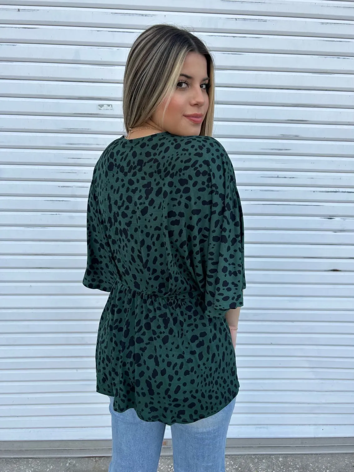 Dreamer Green Blouse