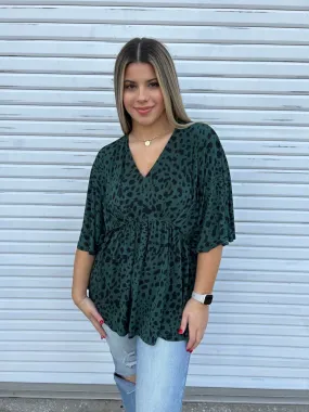 Dreamer Green Blouse