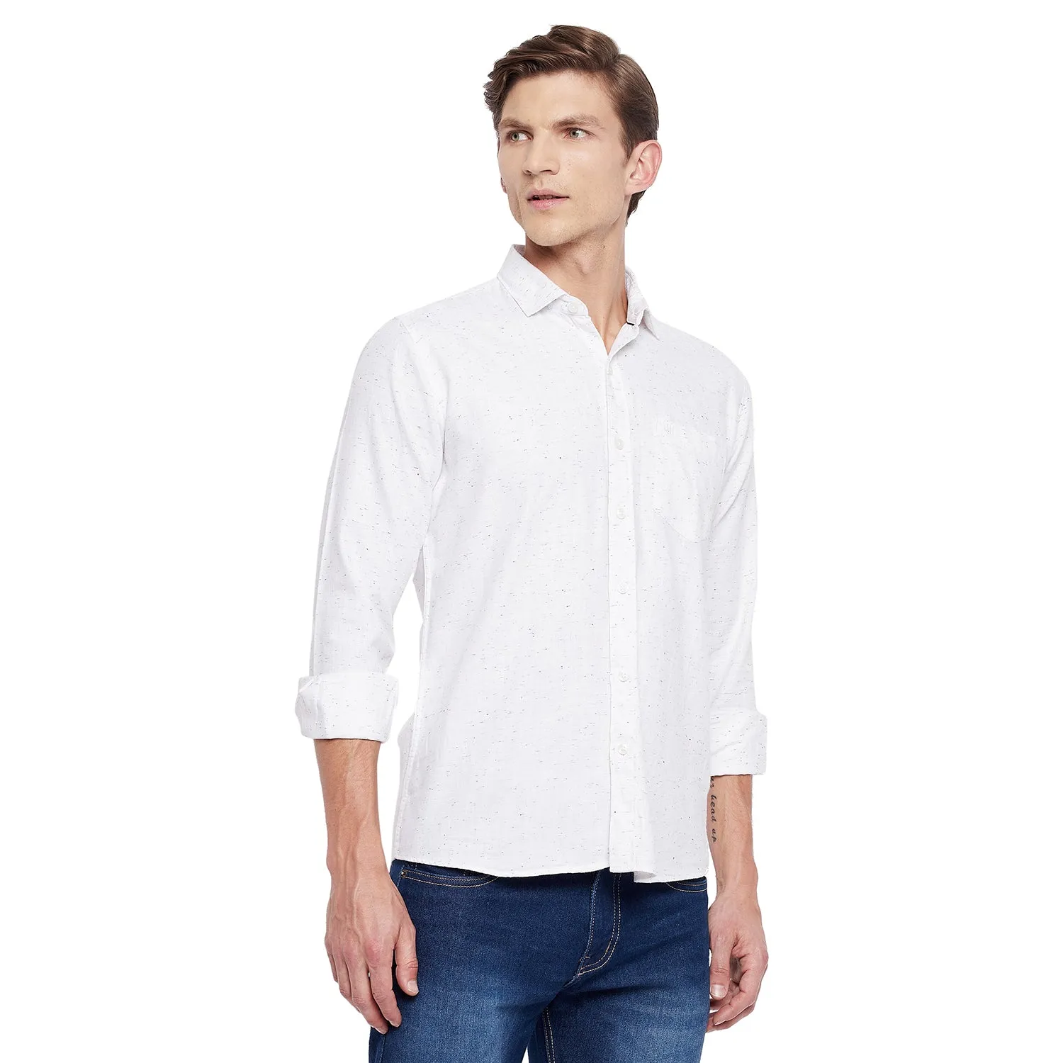 Duke Stardust Men Full Sleeve Cotton Shirt (SDO8PLCS)