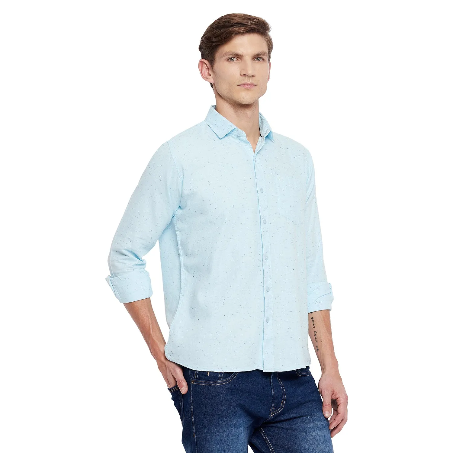 Duke Stardust Men Full Sleeve Cotton Shirt (SDO8PLCS)