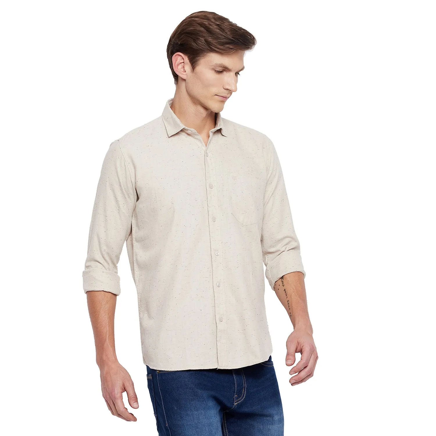 Duke Stardust Men Full Sleeve Cotton Shirt (SDO8PLCS)