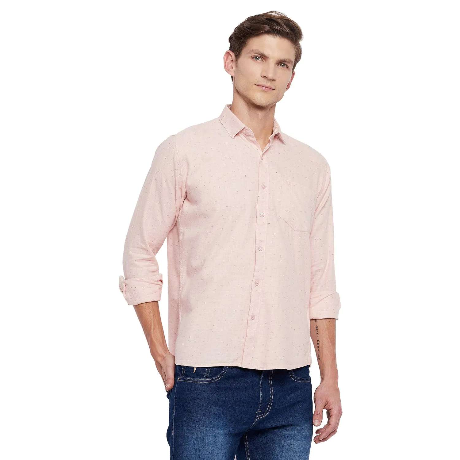 Duke Stardust Men Full Sleeve Cotton Shirt (SDO8PLCS)