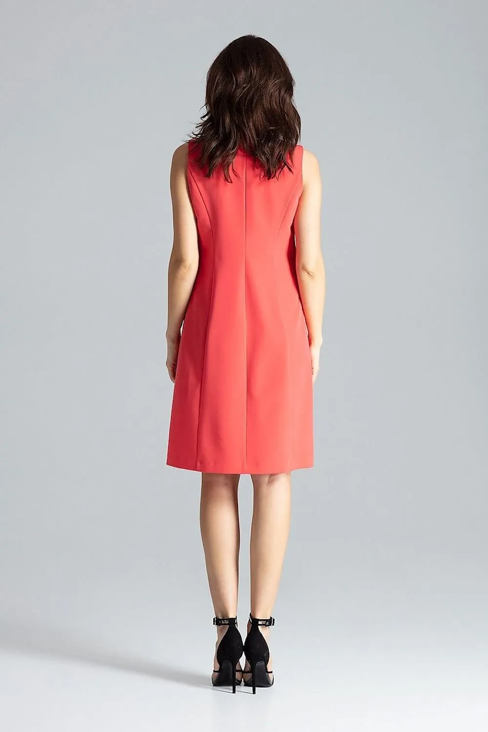 Elegant Envelope Neckline Midi Dress