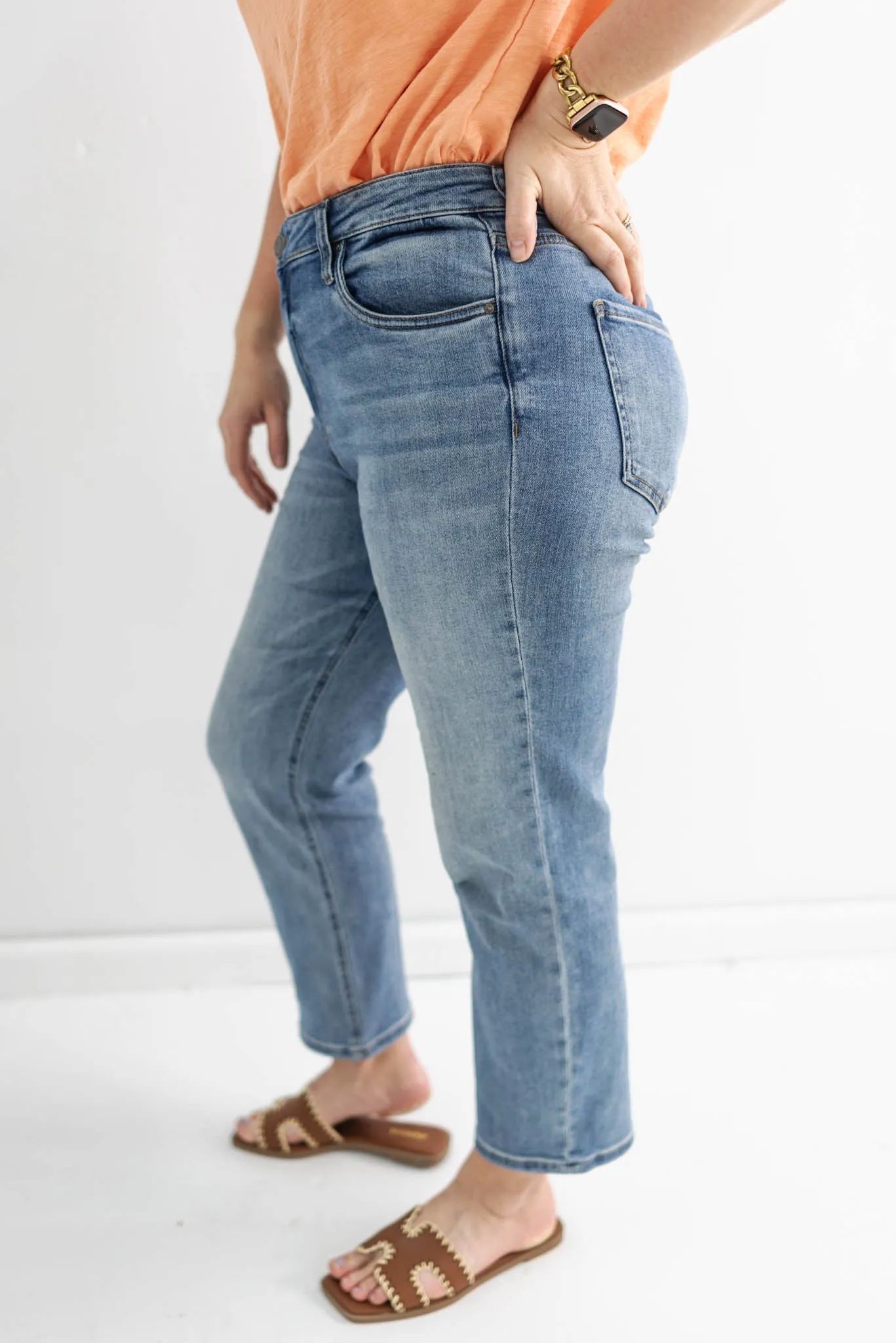 Elizabeth Straight Crop Jeans | Kut from the Kloth