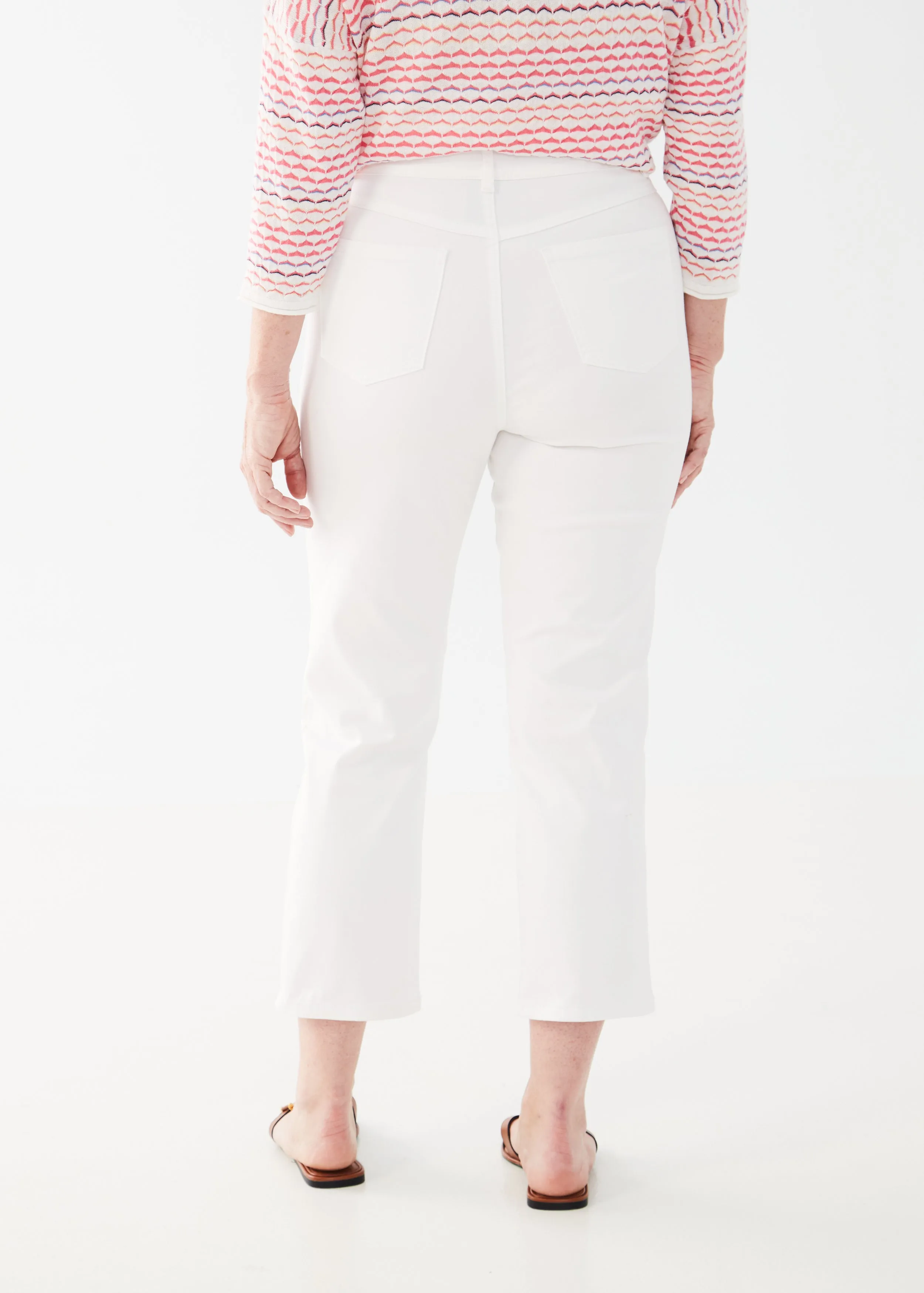 Euro Twill, Peggy Straight Crop Pants