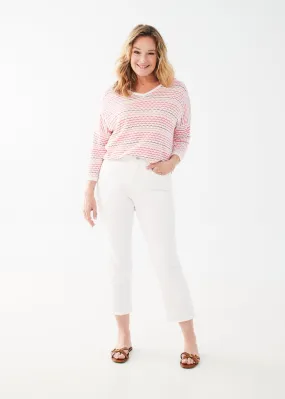 Euro Twill, Peggy Straight Crop Pants