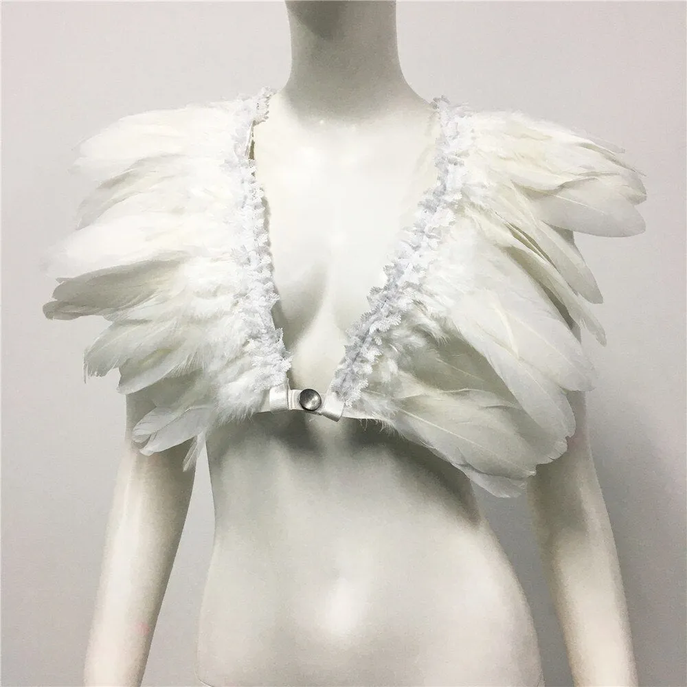 Feather Nightclub Crop Top