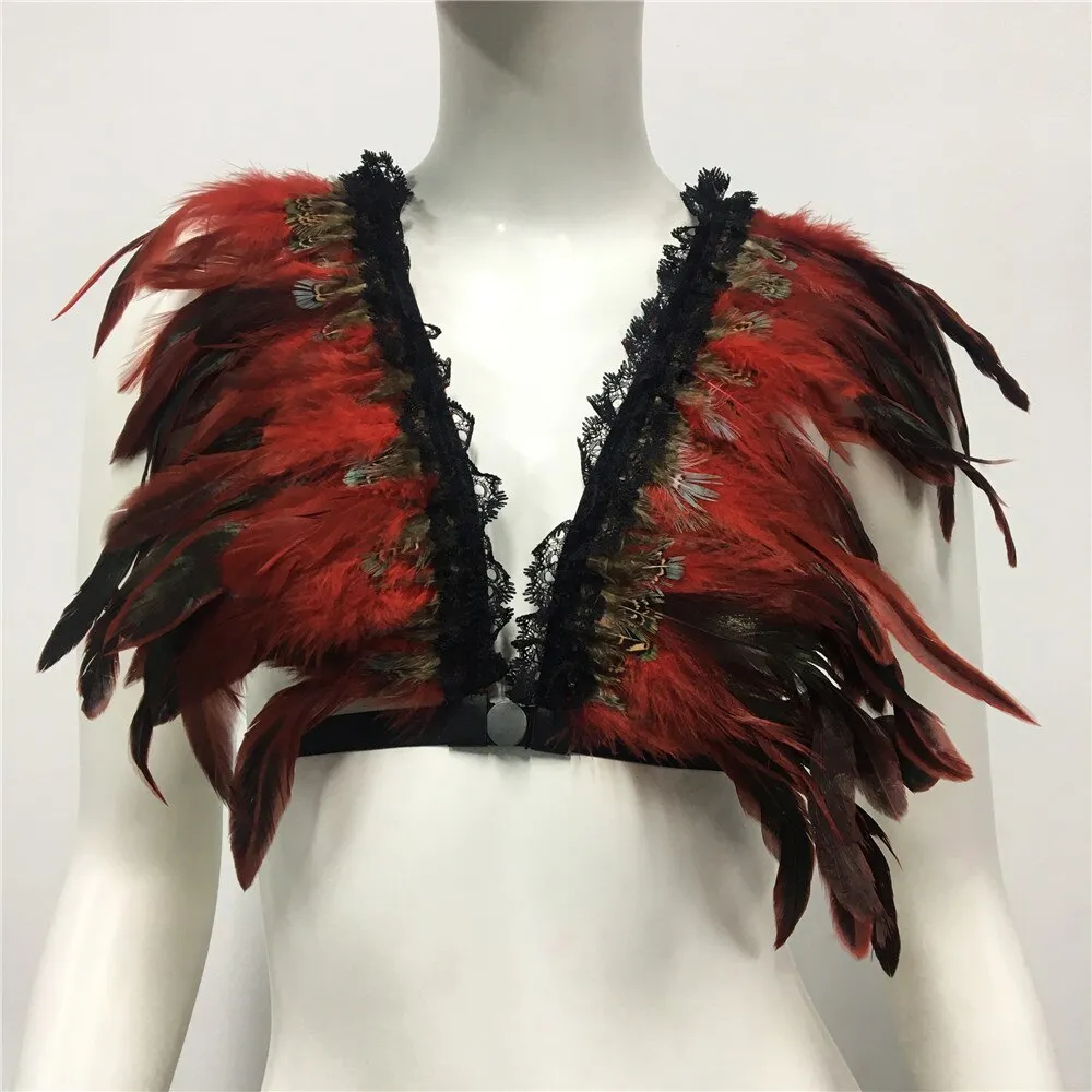 Feather Nightclub Crop Top