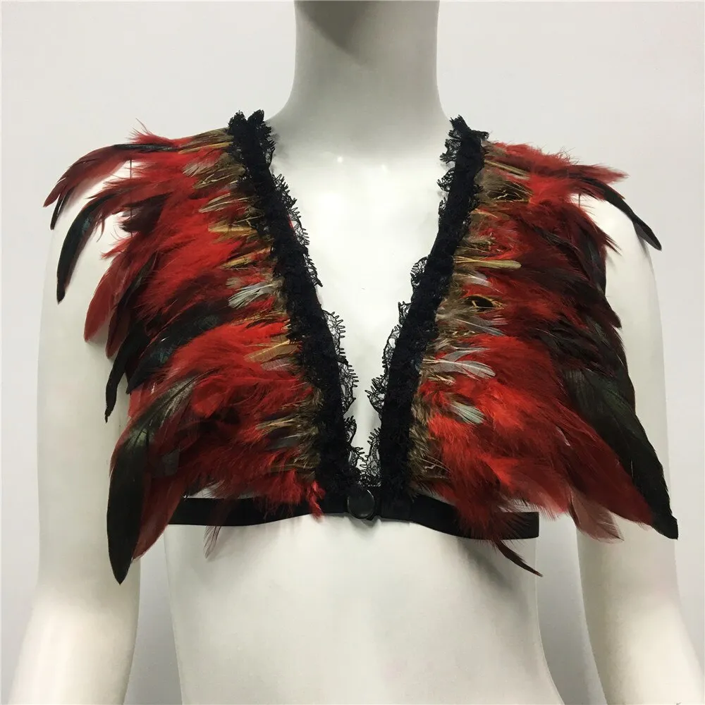 Feather Nightclub Crop Top