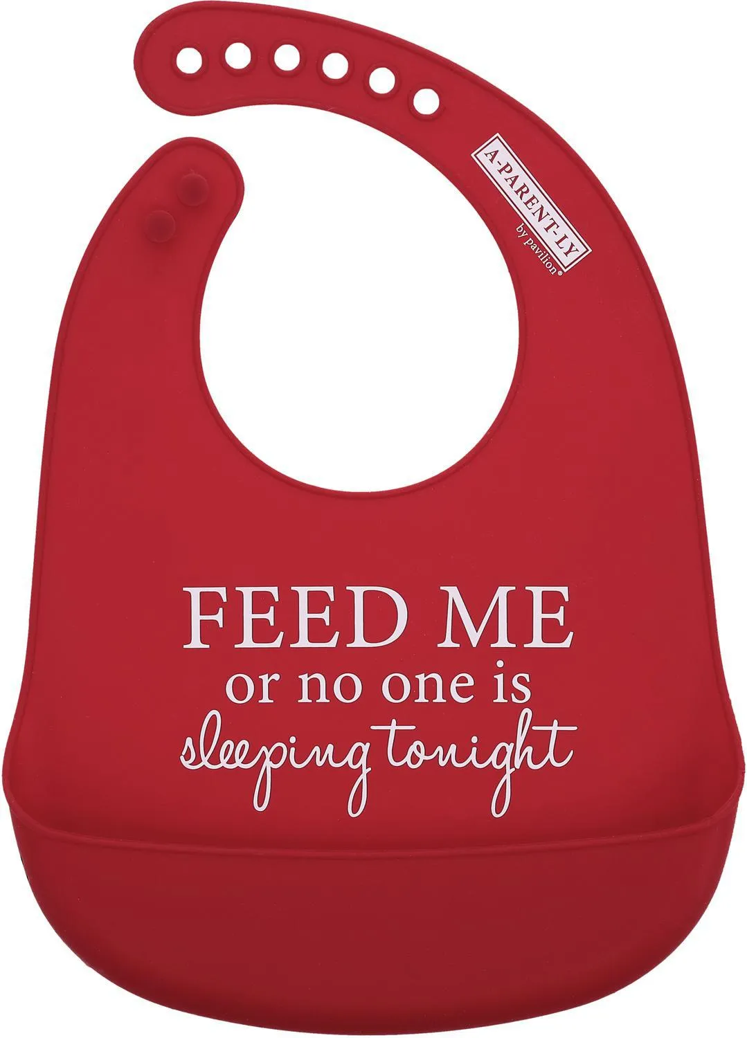 Feed Me - 12" Silicone Catch All Bib