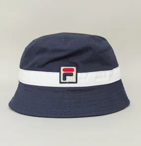 Fila Vintage Basil Bucket Hat Peacoat/White