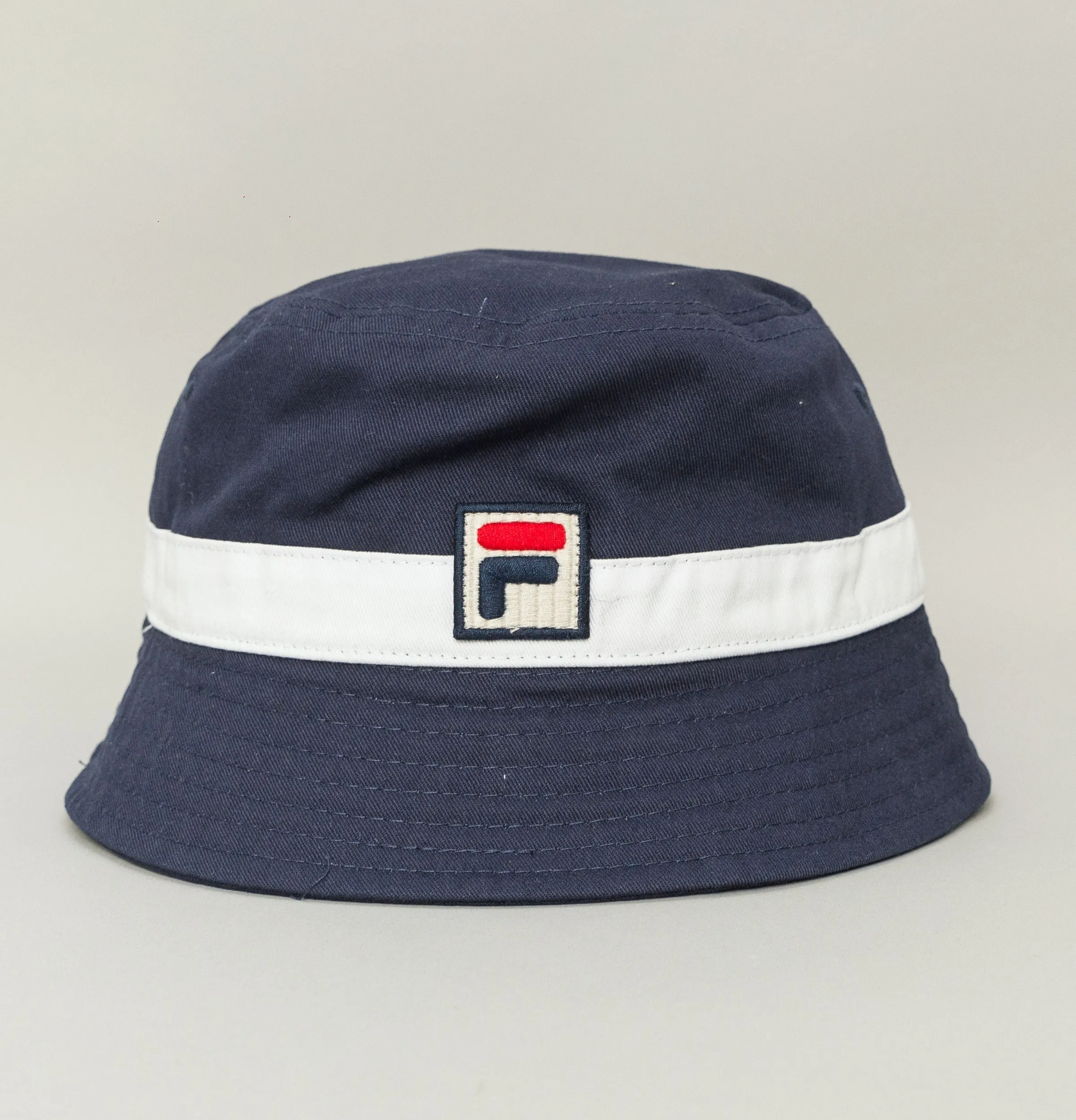 Fila Vintage Basil Bucket Hat Peacoat/White