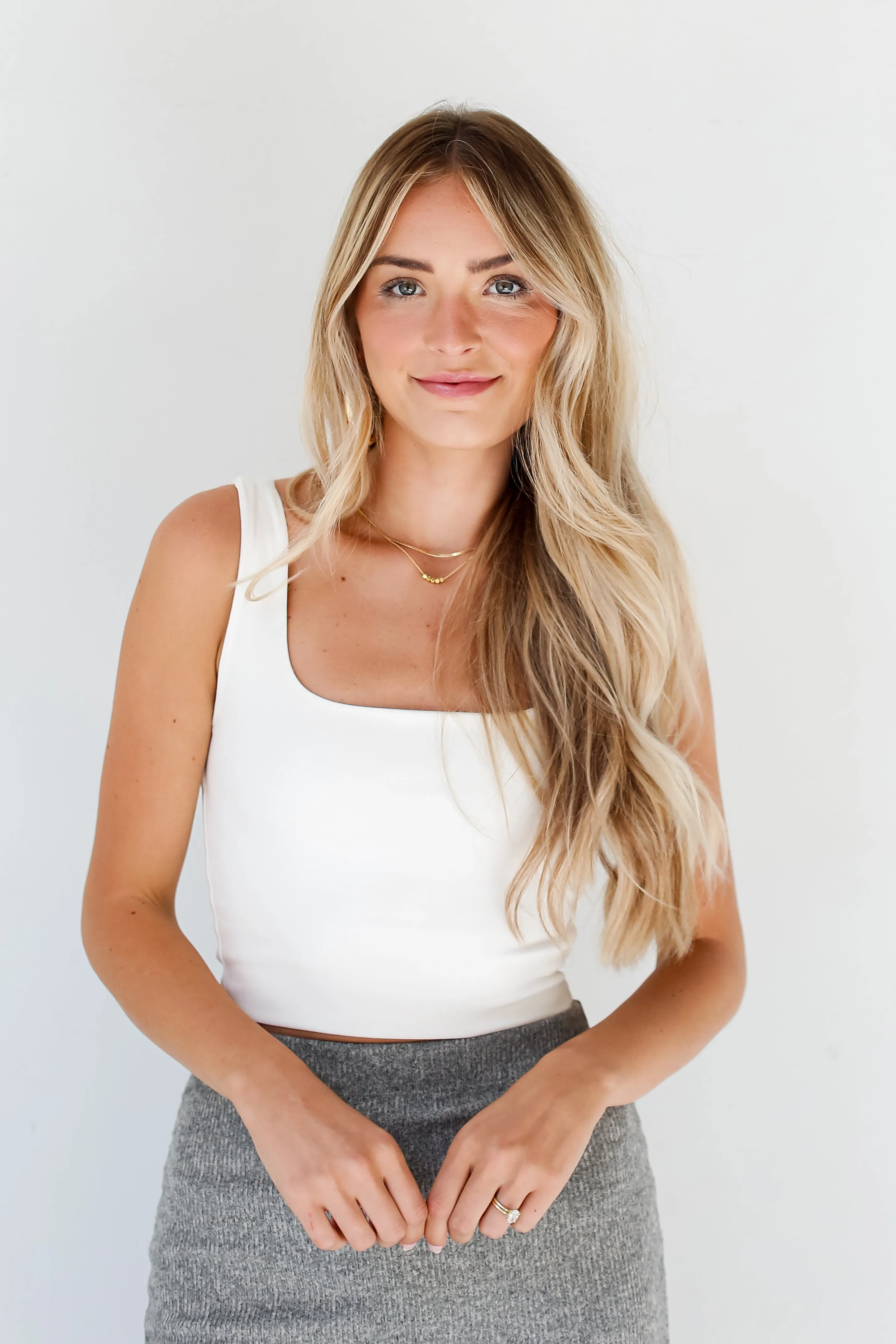 FINAL SALE - Sweet Simplicity Everyday Cropped Tank