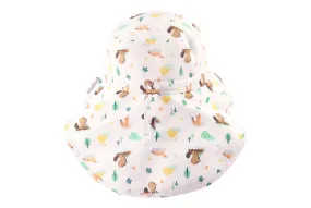 Flap Jack Kids Sun Hat with Neck Cape - Beaver