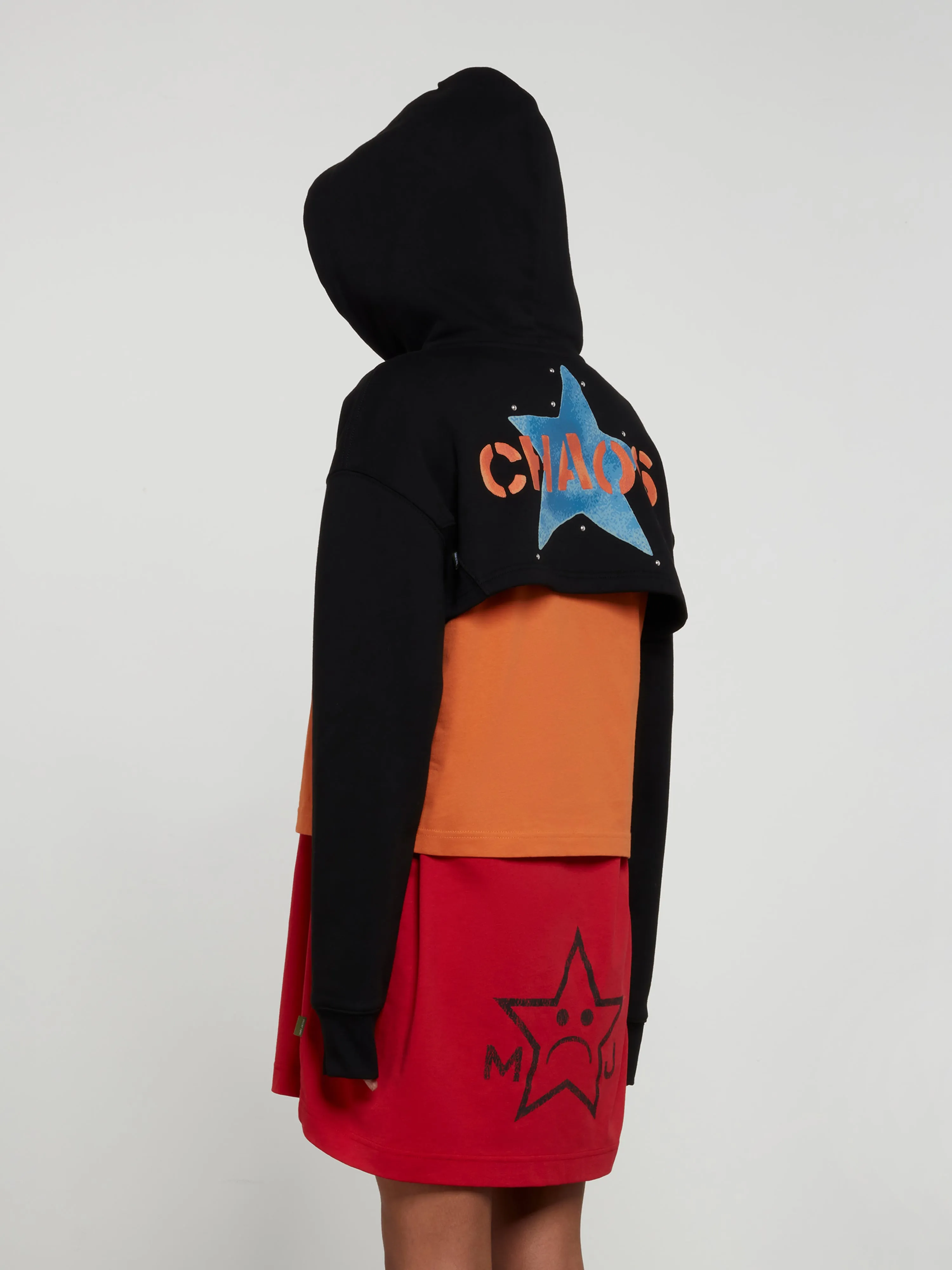 Heaven by Marc Jacobs - Women's Chaos Cropped Hoodie - (Black)