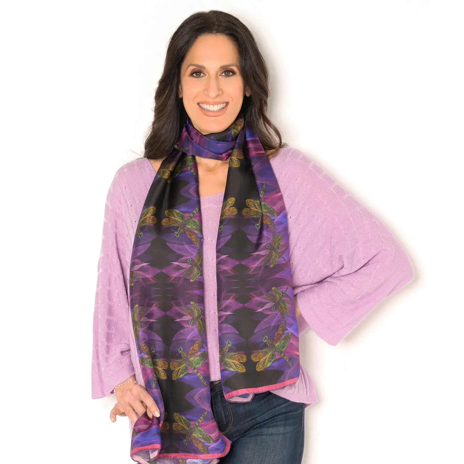 Higher Transformations- Long Silk Scarf