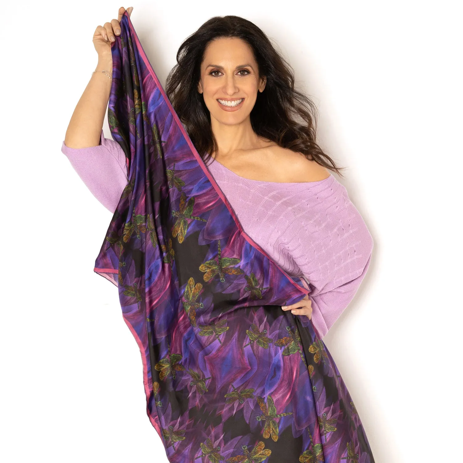 Higher Transformations- Long Silk Scarf