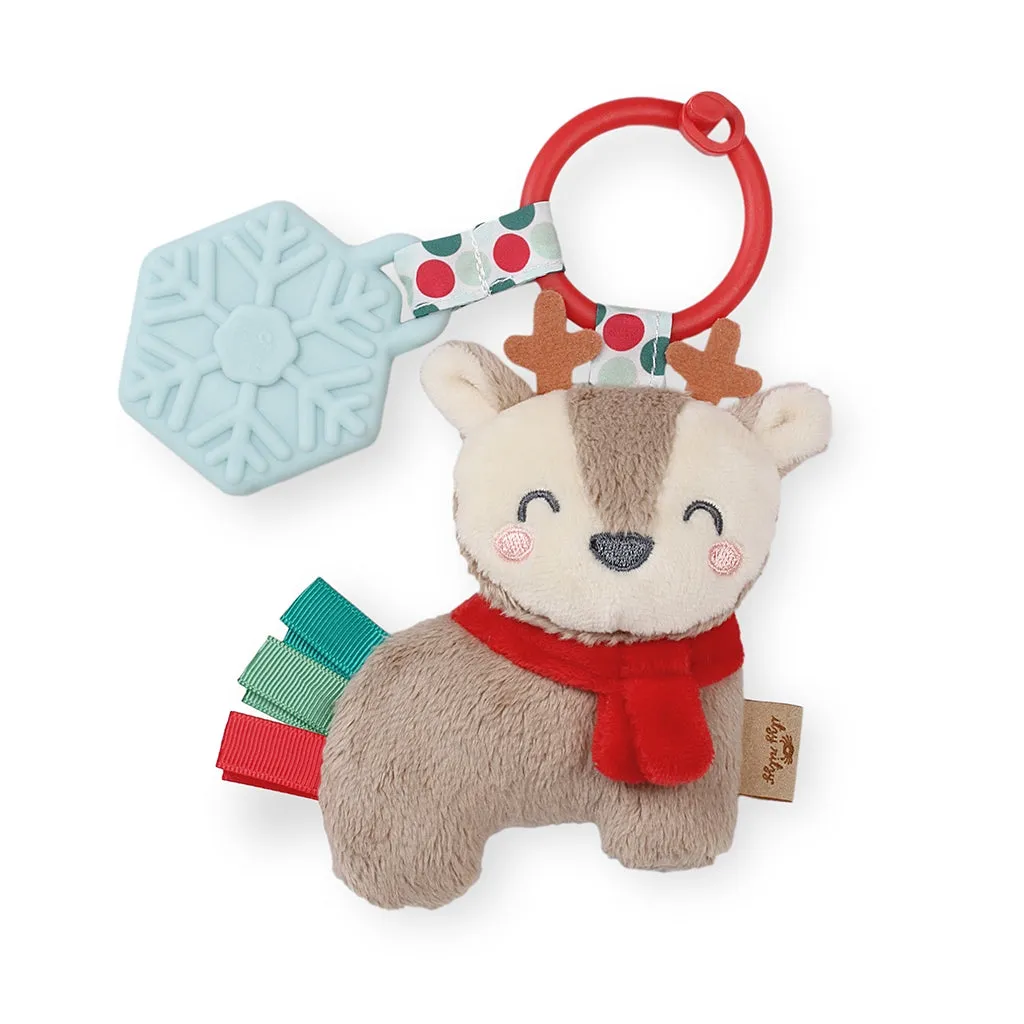 Holiday Itzy Pal™ Plush   Teether - Reindeer